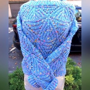 Sweater knitted Style w/Colorful dots